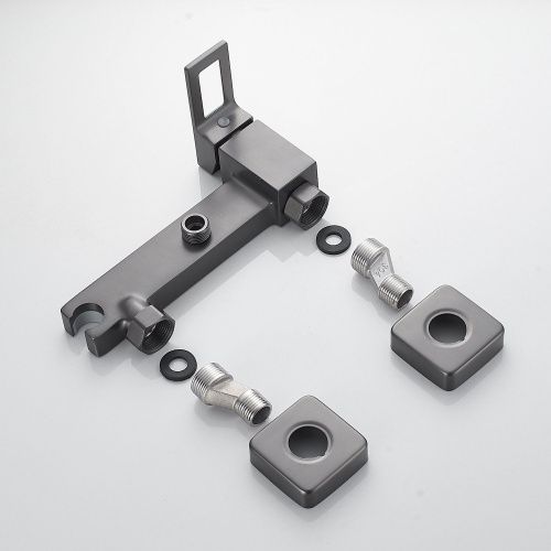 Гигиенический душ со смесителем Raffine F0596T-1 оружейная сталь - фото 5