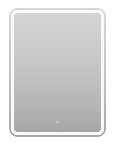 Зеркало в ванную Misty Зеркала (сенсорные) П-Нео060080-3ПРСНЗКУ 60х80 - фото 2