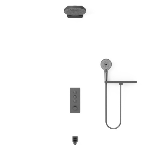 Душевая система Vincea VSFW-433TI1RGM встраиваемая в стену с термостатом - фото 2