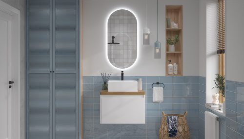 Столешница Velvex KLAUFS st.KLA.70 дуб французский 69х45х4 накладная цвет шатанэ - фото 5