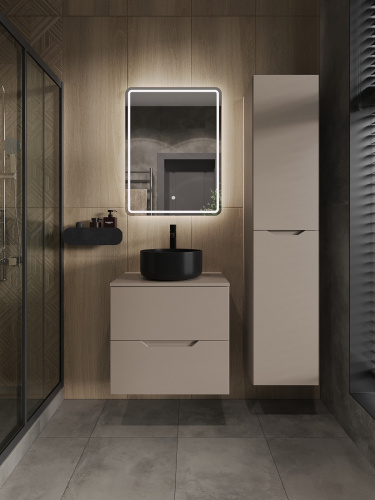 Тумба с раковиной Orange Line Li-60TuLMDF+B07-345B 61х46х72 - фото 5