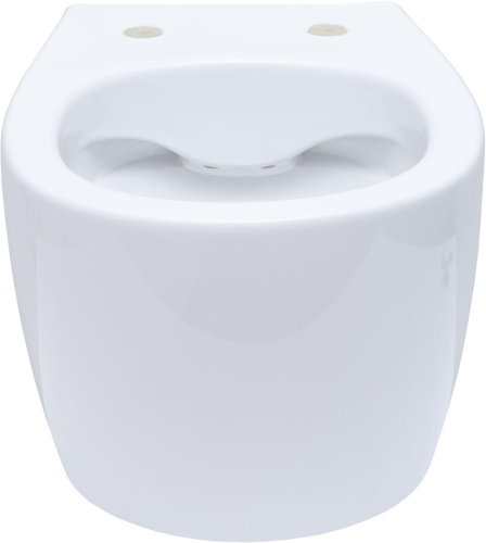 Чаша унитаза подвесная Allen Brau Fantasy 4.11004.20 цвет белый без сиденья безободковая каскадный смыв - фото 2