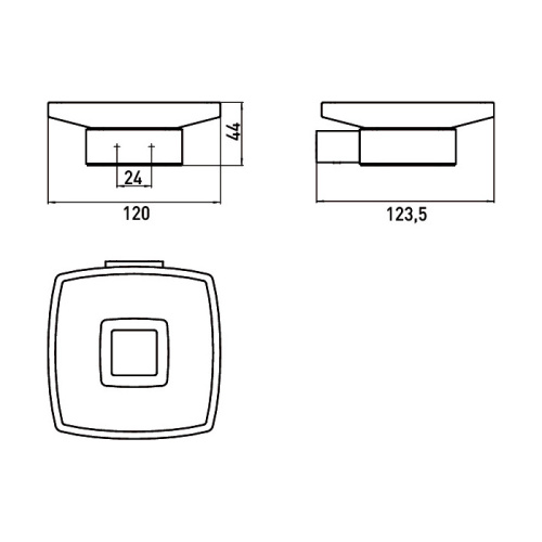 Мыльница Emco Loft 0530 016 00 - фото 2