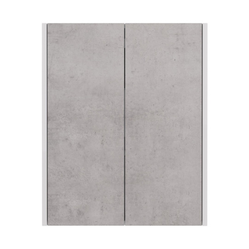Шкаф LeMark Combi LM03C60SH-Beton 60х25х75 подвесной цвет бетон/белый - фото 2