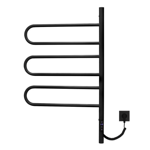 Полотенцесушитель Vincea VTD-1R2CBE 52х79 электрический черный - фото 2