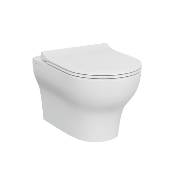 Чаша унитаза подвесная Vitra Zentrum 7786B003-0075 цвет белый без сиденья безободковая каскадный смыв