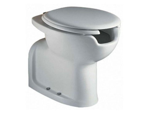 Чаша унитаза приставная Hatria AUTONOMY Y0CA01 цвет белый без сиденья душевой смыв