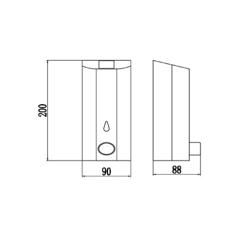 Дозатор для жидкого мыла Savol S-00502 - фото 3