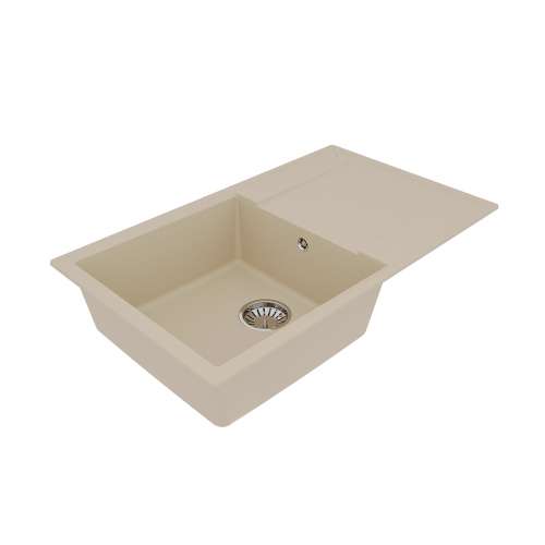 Кухонная мойка LeMark Imandra 840 9910032 84х50 цвет бежевый поверхность матовая - фото 2