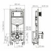 Инсталляция для унитаза WasserKRAFT Vils 56TLT.010.ME.PB01