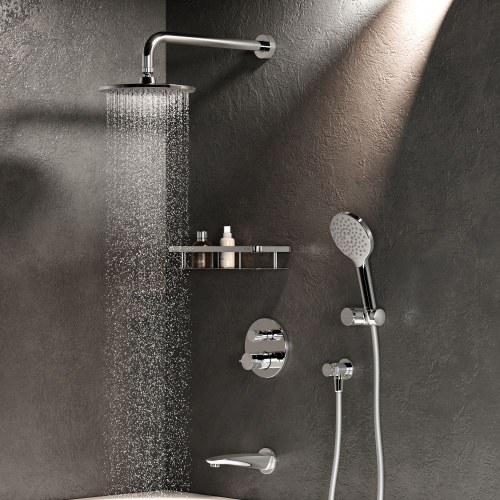 Душевая система Am.Pm X-Joy FT85A3RH10 встраиваемая в стену с термостатом - фото 3