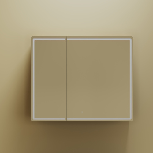 Зеркало-шкаф Sancos Mirror MI90ECH 89х15х74 настенный цвет дуб чарльстон - фото 4