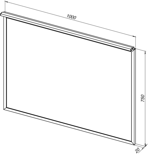 Зеркало в ванную Allen Brau Priority 1.31017.03 100х75 цвет латунь - фото 5