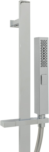 Душевой гарнитур Allen Brau Infinity 5.21013-00 настенный хром - фото 3