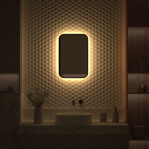 Зеркало в ванную Defesto AURA DF 2972R 40х60 - фото 5