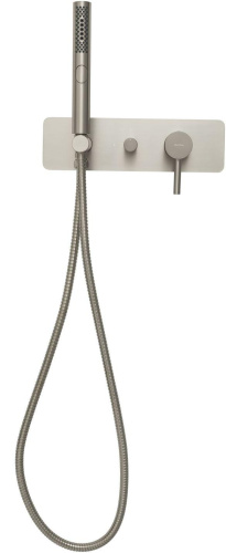 Смеситель для ванны с душем Allen Brau Priority 5.31009-BN встраиваемый в стену никель - фото 4