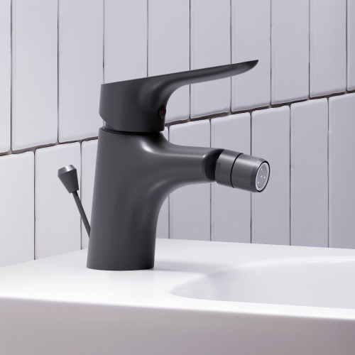 Смеситель Damixa Jupiter 770240300 на биде черный - фото 3