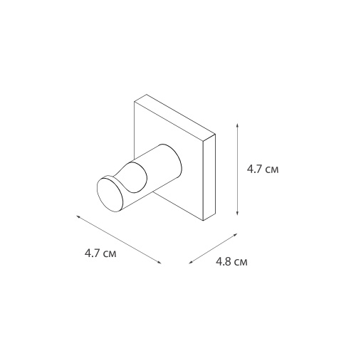 Крючок для ванной Fixsen Lux satin FX-16005A - фото 5