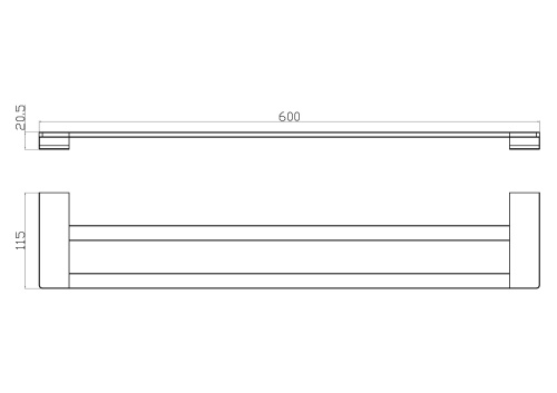 Полотенцедержатель Wonzon & Woghand Eclipse WW-9111 - фото 2