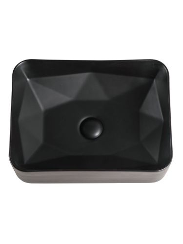 Тумба с раковиной Orange Line Li-70TugMDF+B02-460MB 70х46х71 подвесная цвет графит матовый - фото 3