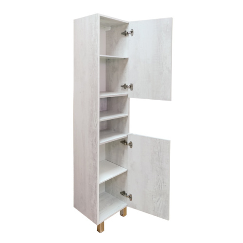 Шкаф-пенал Comforty Верона 00004142368CF 35х32х190 напольный цвет дуб белый - фото 5