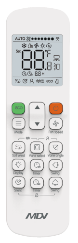 Пульт дистанционного управления MDV RM12F - фото 2