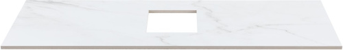Столешница Allen Brau Priority 1.31011.M 96х41 накладная цвет белый - фото 3