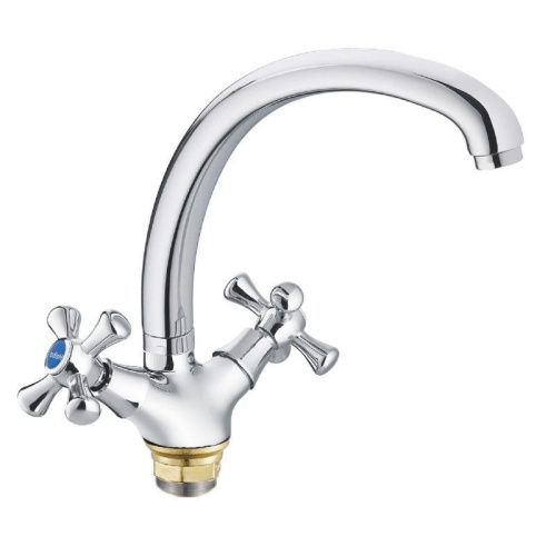 Смеситель для кухни Cron CN4242-3 на мойку хром - фото 2