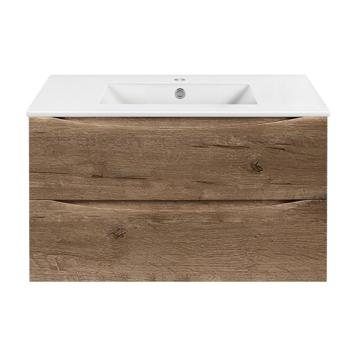 Тумба под раковину Vincea Mia VMC-2MC900VO 91х50х46 подвесная цвет коричневый - фото 3