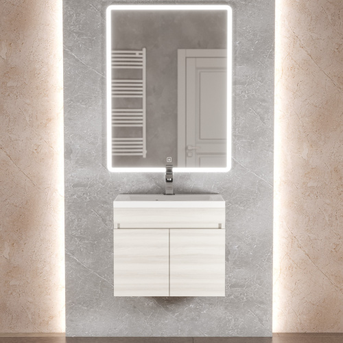 Тумба с раковиной Uperwood Eva 3930313466 49х35х43 цвет белый - фото 2