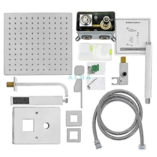 Душевая система ALMAes Liros TVZ-0876 встраиваемая цвет хром - фото 3