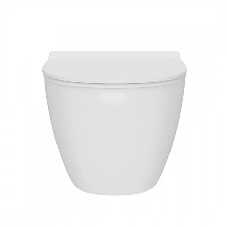 Унитаз подвесной Teymi Lina Pro Vortex T40112 белый с сиденьем безободковый смыв торнадо