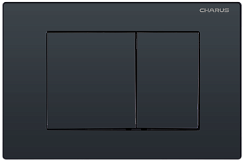 Клавиша смыва механическая CHARUS Minimalista FP.310.DW.01 цвет черный матовый