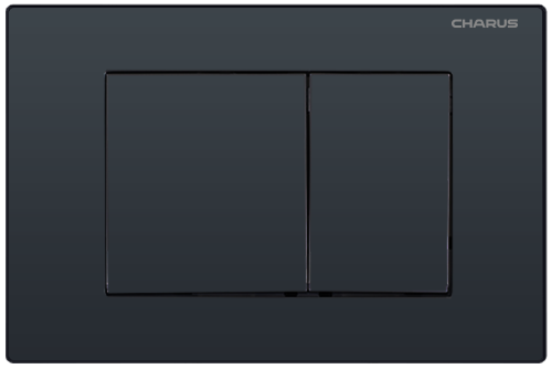 Клавиша смыва механическая CHARUS Minimalista FP.310.DW.01 цвет черный матовый