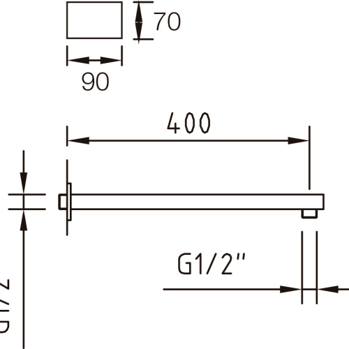Кронштейн для душа Clever BIMINI 98000 - фото 2