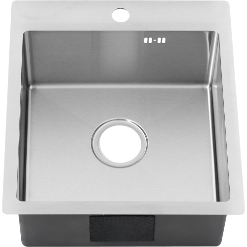 Кухонная мойка Melana ProfLine MLN-R44485H 44х49 цвет сатин поверхность матовая - фото 5