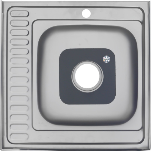 Кухонная мойка Melana 015 t L (*10) 60х60 цвет хром - фото 2