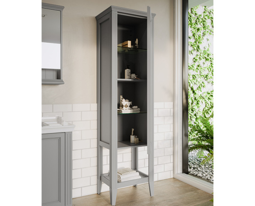 Шкаф-пенал Vitra Valarte 62241 54х40х197 напольный цвет серый матовый - фото 2