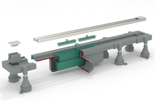 Душевой лоток OMP Tea Sumisura 983.201.8 - фото 2