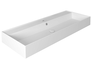 Раковина из санфаянса Simas AG 121 bia 121х46 подвесная цвет белый