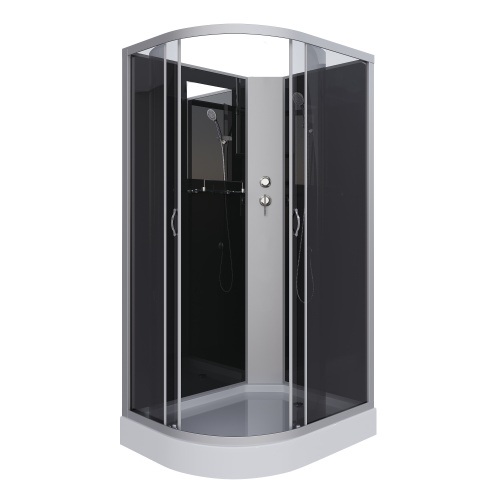 Душевая кабина Niagara Classic 35121433RBK 120х80 асимметричная без крыши ориентация правая