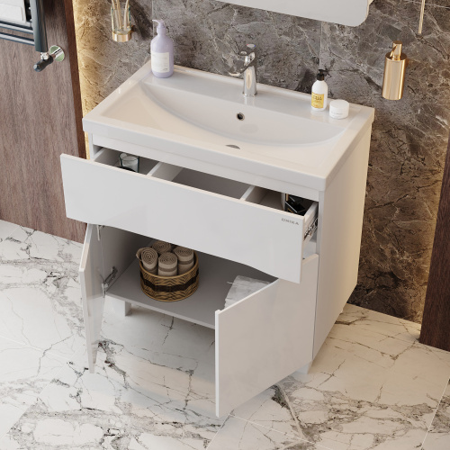 Тумба под раковину Onika Стрим 108059 77х44х68 напольная - фото 4