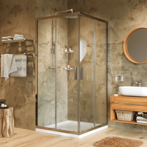 Душевой уголок Wasserkraft Lippe 45S 45S07 120х90 стекло прозрачное профиль хром глянцевый без поддона - фото 4