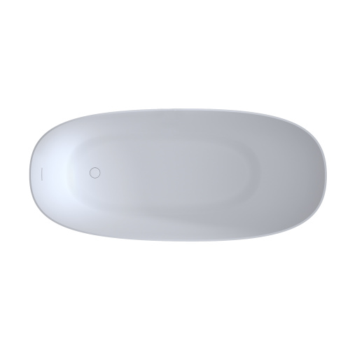 Ванна из искусственного камня Timo KIARA KIARA1700 170х76 отдельностоящая овальная - фото 2
