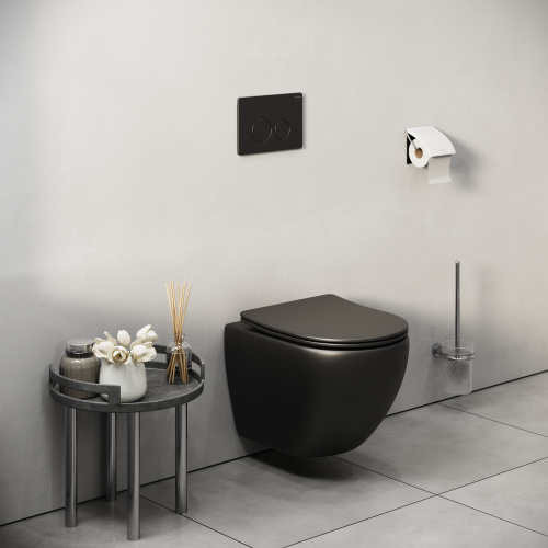 Клавиша смыва механическая Grossman Style 700.K31.05.21M.21M цвет черный - фото 5