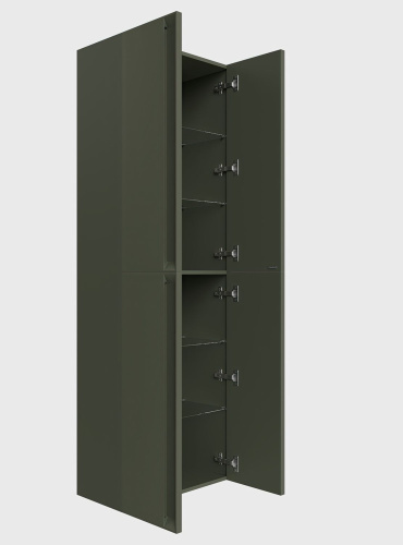 Шкаф-пенал Allen Brau Eclipse 2.0 1.E1006.CGM 2.0 60х32х180 подвесной цвет зеленый/серый - фото 2