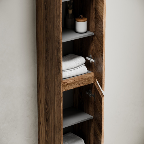 Шкаф-пенал Sancos Libra Floor PLB35FECH 35х30х187 напольный цвет дуб чарльстон - фото 5