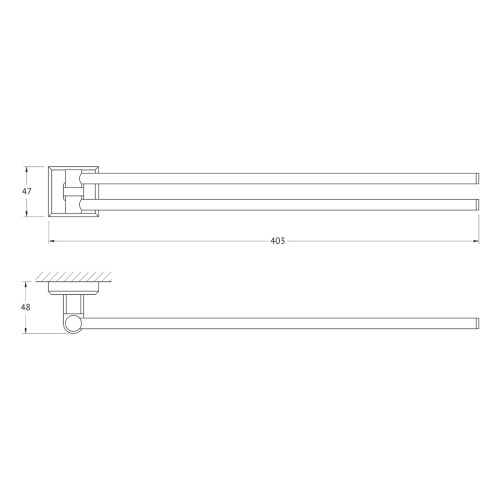 Полотенцедержатель Artwelle HAGEL 9931 - фото 2