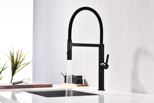 Смеситель для кухни Paulmark LEADER Le214101-AN на раковину антрацит - фото 4