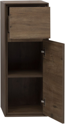 Шкаф-пенал Aquanet Милан 00339955 35х33х90 подвесной цвет темное дерево - фото 4